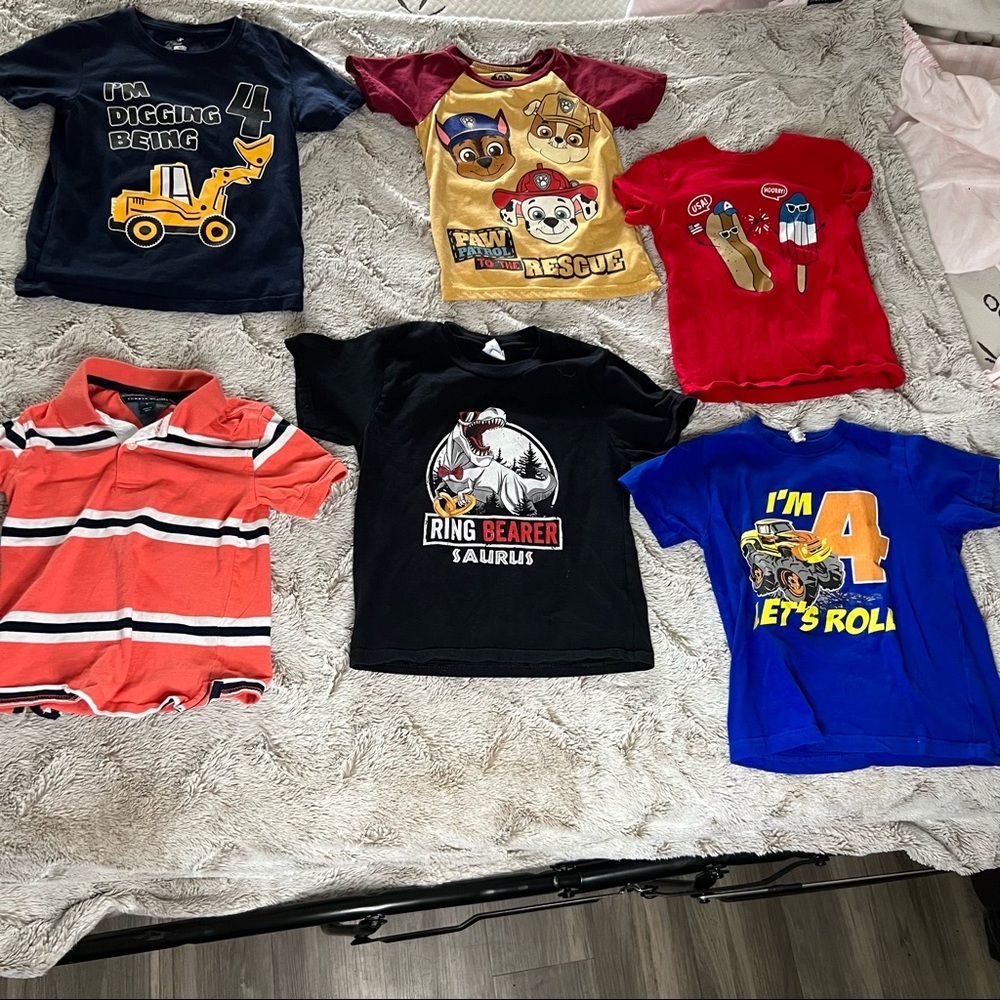 LOT OF TODDLER BOY TSHIRTS SIZE 4T